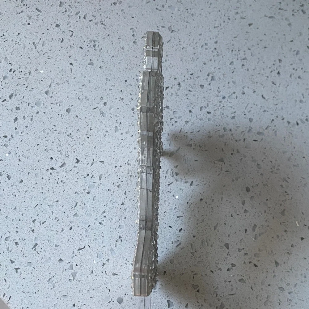 Silver Rhinestone Decorative Topper - Picture 3 of 5